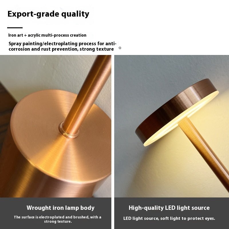 Modern LED Rechargeable Bedside & Dining Table Night Lamp