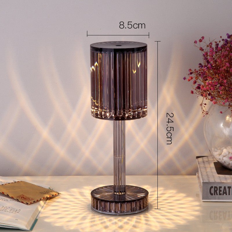 New Crystal Table Lamp, Diamond Romantic LED Light for Home Decor & Gift
