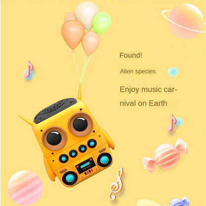 Cute Minion Robot Bluetooth Speaker – Portable Wireless Cartoon Speaker for Kids & Home Decor