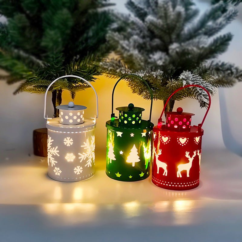 Nordic Christmas LED Lanterns, Creative Holiday Decoration Lights