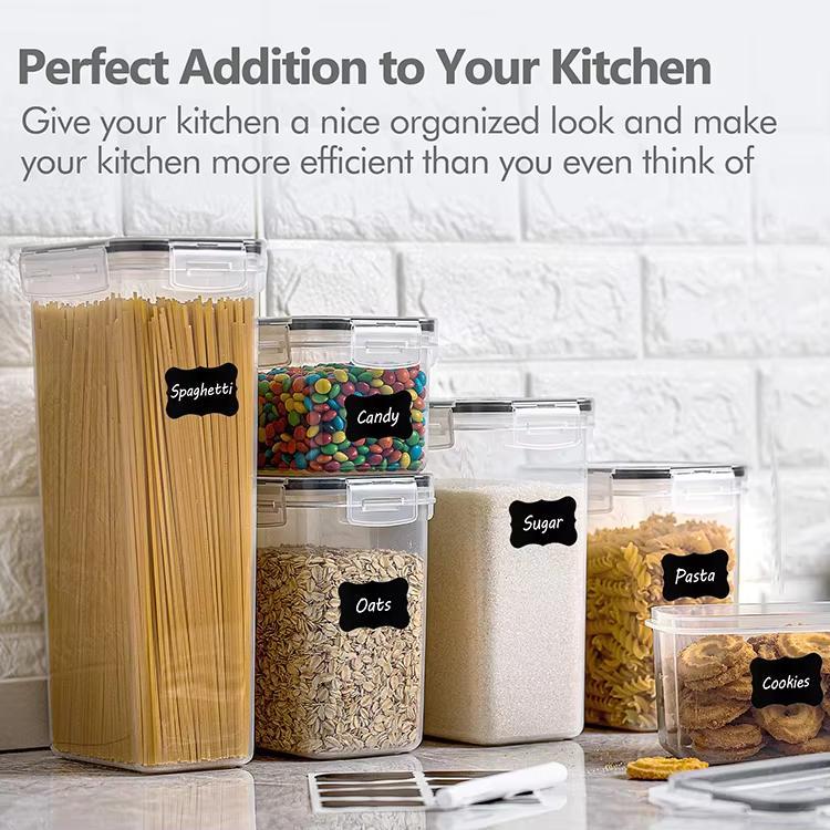 24-Piece Airtight Food Storage Container Set – Kitchen Pantry Organization - DonoHome