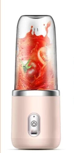 6-Blade Portable USB Rechargeable Blender, Mini Juicer & Smoothie Maker