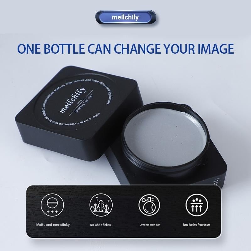 Men’s Styling Hair Wax – Strong Hold, Easy Wash, Long-lasting Shine for Daily Grooming