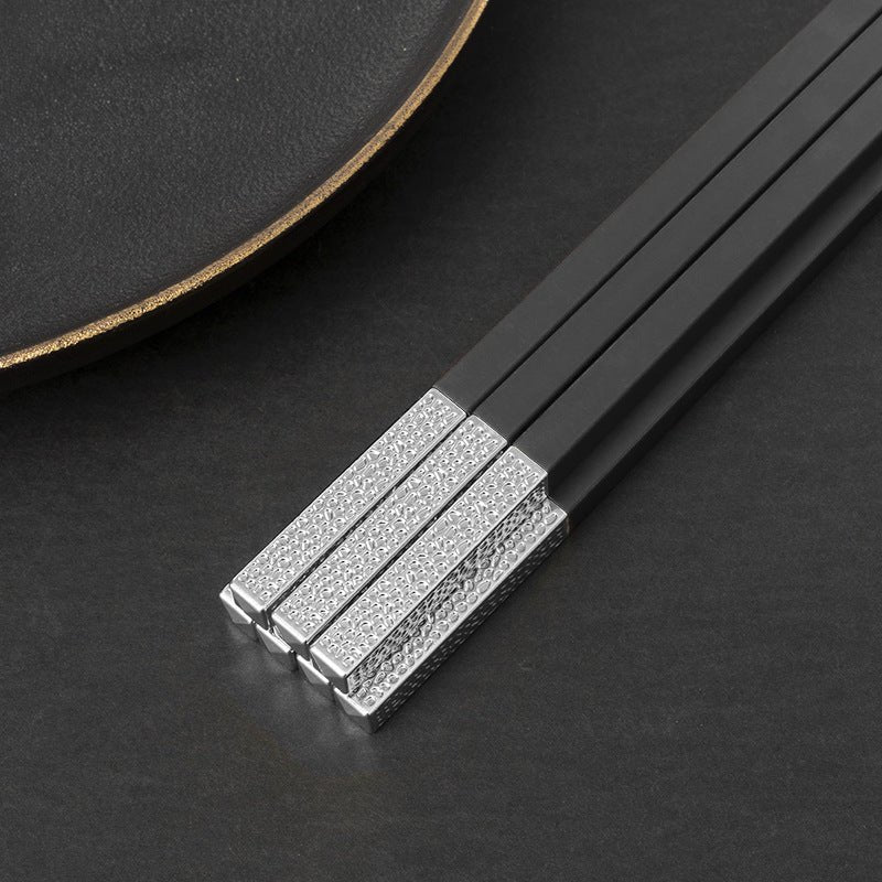 Durable Alloy Chopsticks – Household Mildew-Proof Reusable Flatware