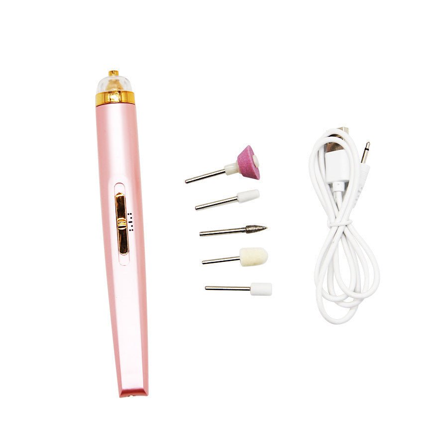 5-in-1 Electric Nail Drill Set, USB Rechargeable Manicure & Pedicure Kit