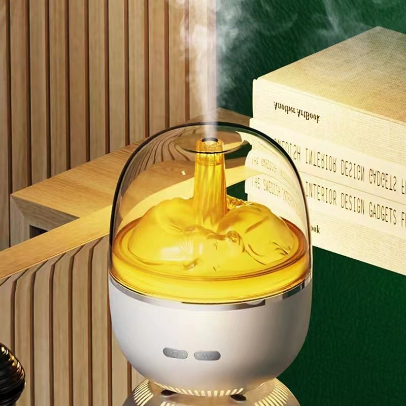 Ultrasonic Aroma Diffuser & Air Humidifier with Colorful LED Lights