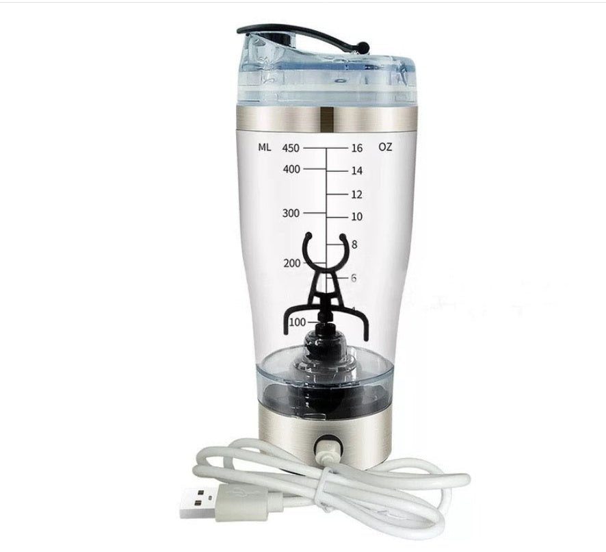 Portable Electric Protein Shaker Bottle, USB Rechargeable Blender