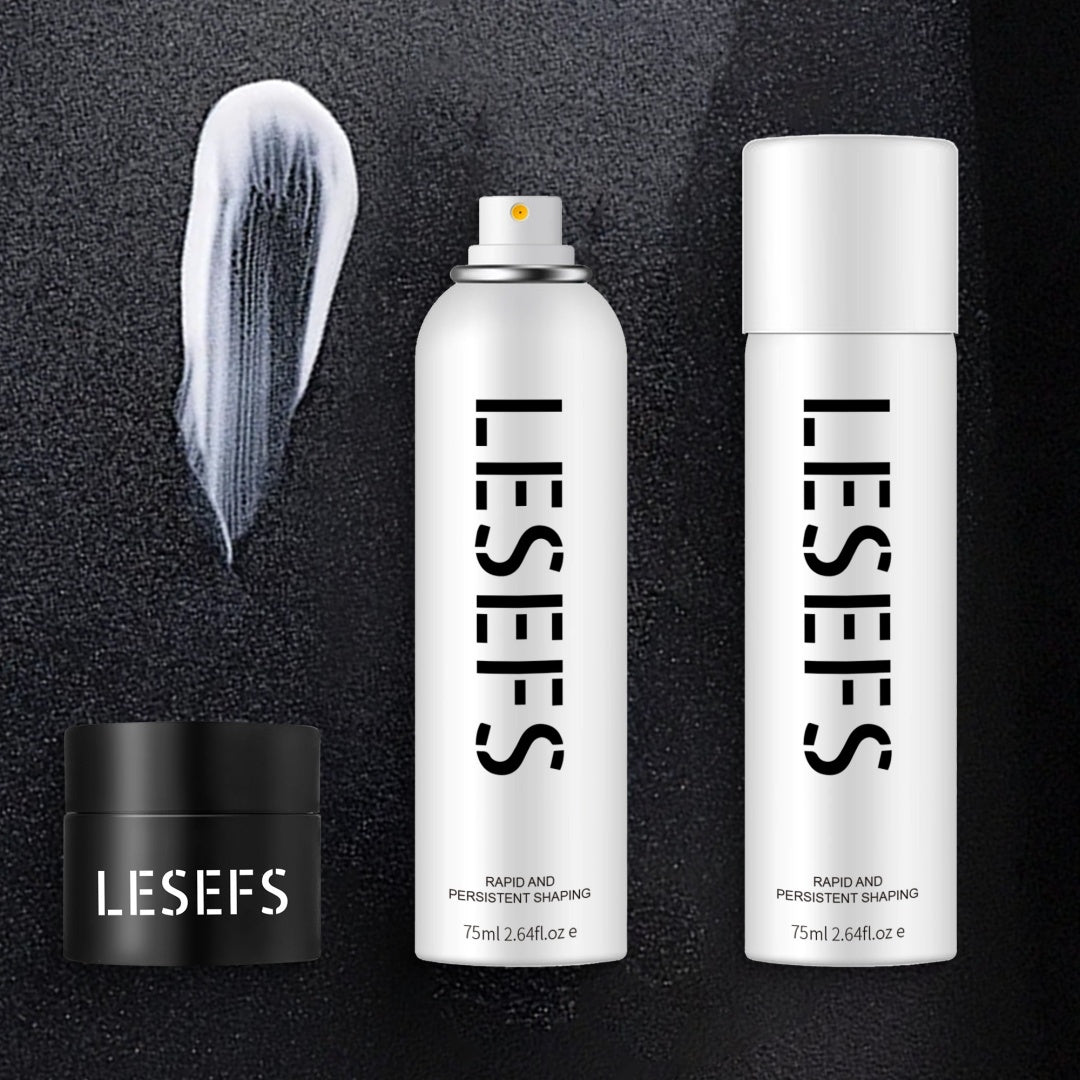 Men’s Hair Gel and Mud Set – Strong Hold, Long-lasting Styling, Non-sticky Finish