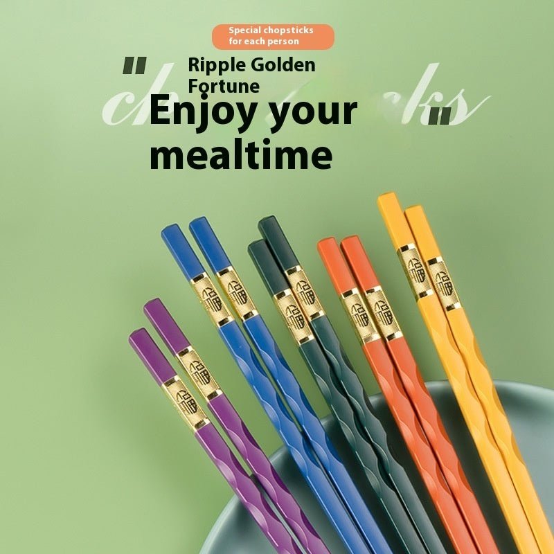 Non-Mold Alloy Chopsticks – Durable Household Reusable Tableware