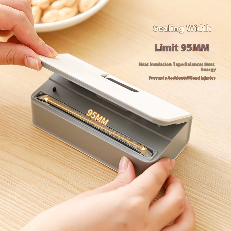 Small Portable Heat Sealing Machine – Mini Hand Press Food Snack Plastic Bag Sealer