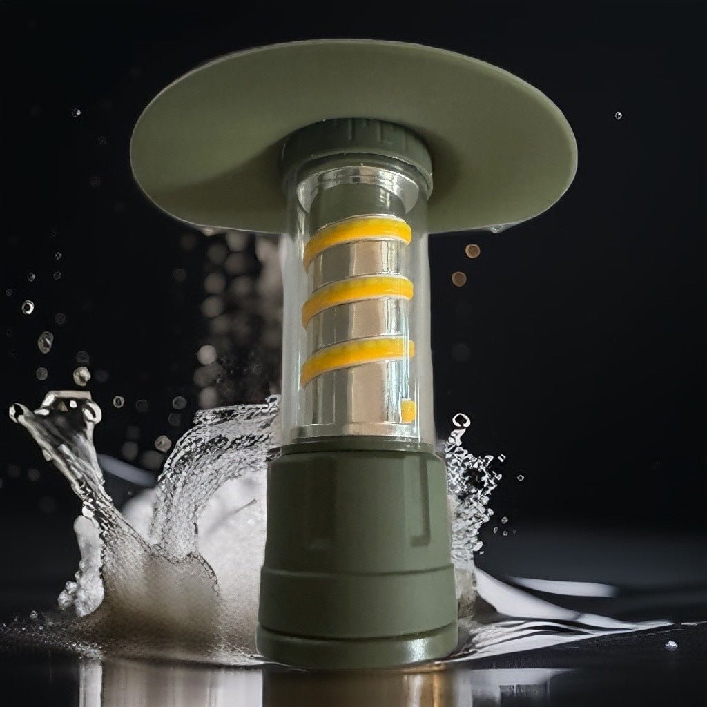 Camping Lamp Outdoor Portable LED Tent Light, Rechargeable Flashlight for Yard, Hiking & Emergency Use