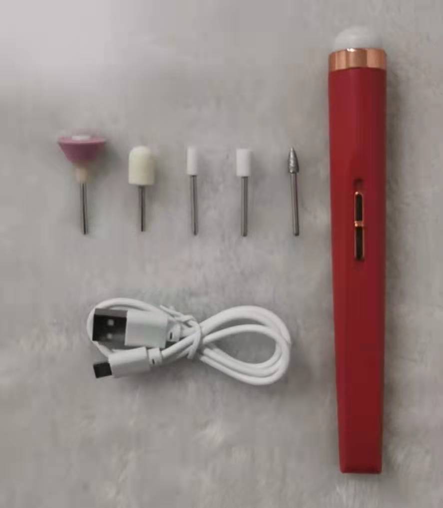 5-in-1 Electric Nail Drill Set, USB Rechargeable Manicure & Pedicure Kit