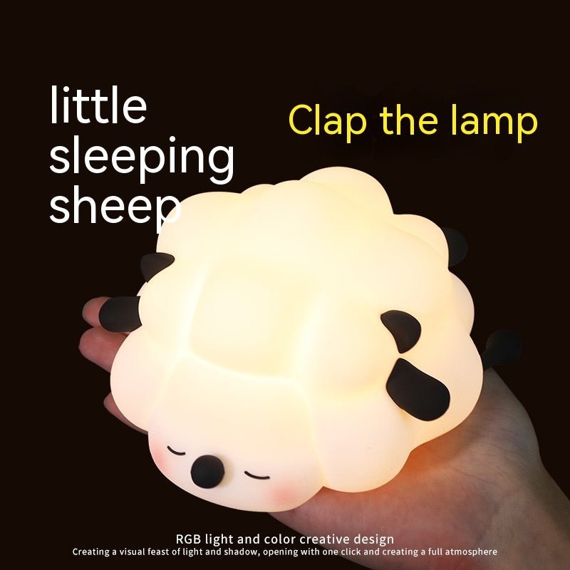 Cute Cartoon Animal Silicone LED Night Light, USB Rechargeable & Dimmable