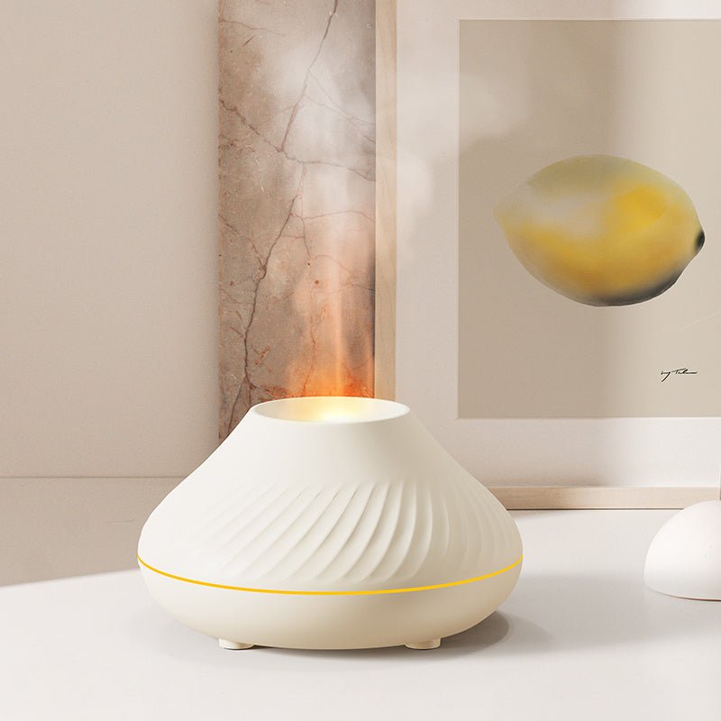 Newest 3D Colorful Flame Diffuser Humidifier with Essential Oil Aromatherapy