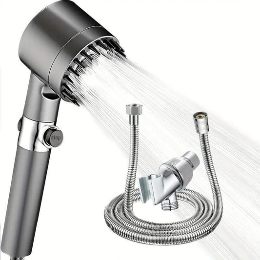 Multi-Mode Handheld Shower Set – Bathroom Shower Head with Hose & Adjustable Spray