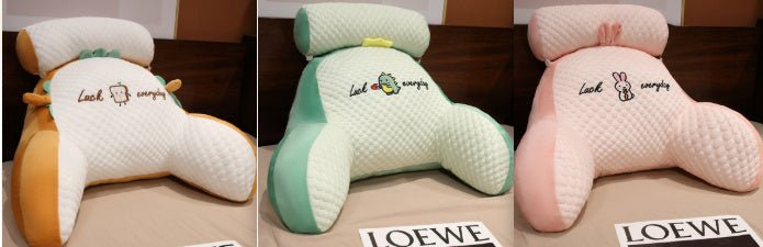 Large Fluffy Reading Cushion – Soft Bedside Backrest & Lumbar Support Pillow for Sofa, Bed & Office Chair