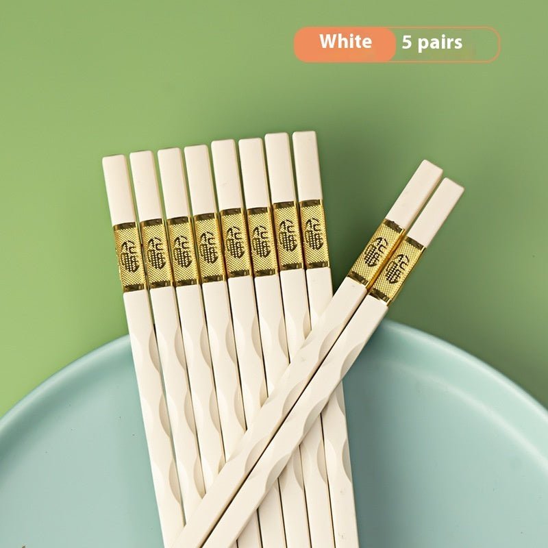 Non-Mold Alloy Chopsticks – Durable Household Reusable Tableware