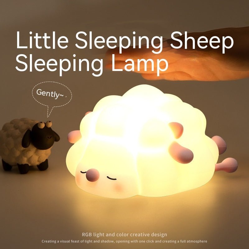 Cute Cartoon Animal Silicone LED Night Light, USB Rechargeable & Dimmable