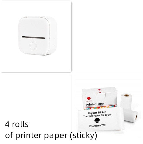 [Mint Pocket Printer] Portable Mini Thermal Label Printer Bluetooth Photo Printer