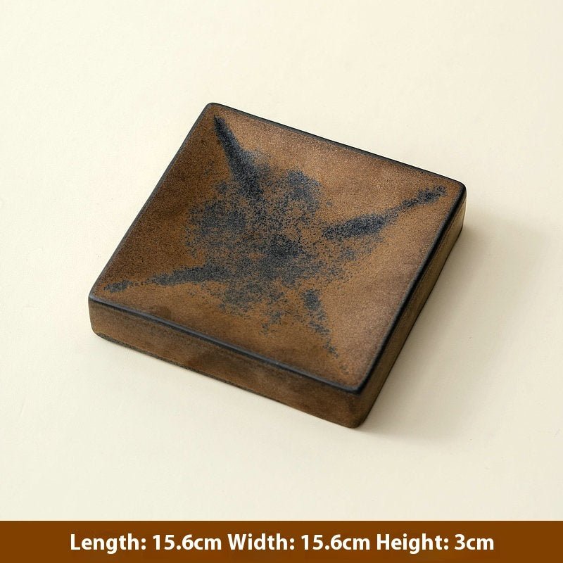 Modern Square Ceramic Plate – Hotel Style Tableware for Cold Dishes & Appetizers