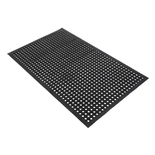 Industrial Bar Kitchen Hexagonal Rubber Anti-Fatigue Mat 150X90cm - DonoHome