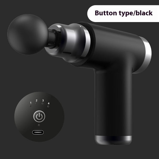 Mini Portable Massage Gun for Muscle Relaxation with Low Noise & LED Display