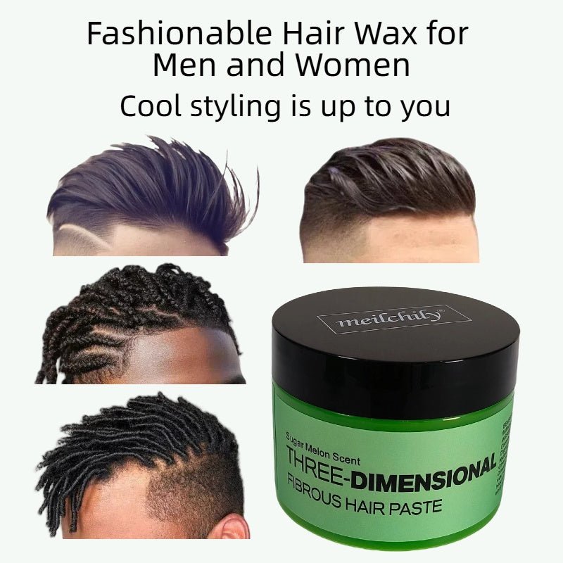 Unisex Fluffy Styling Hair Gel – Three-Dimensional Hair Wax Paste for Men & Women, Long-lasting Hold - DonoHome