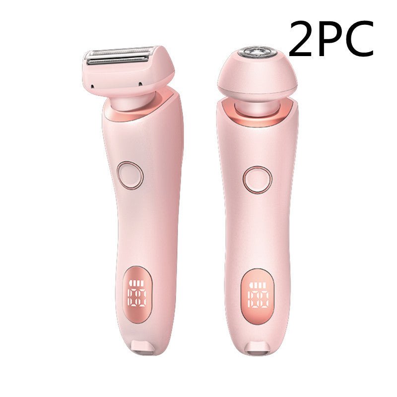 2-in-1 Women's Electric Shaver & Trimmer for Painless Body Hair Removal
