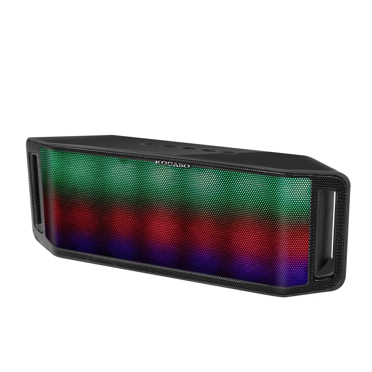 Portable Wireless LED Bluetooth Speaker with FM Radio, USB/SD Reading, AUX-in & Multicolor Lights