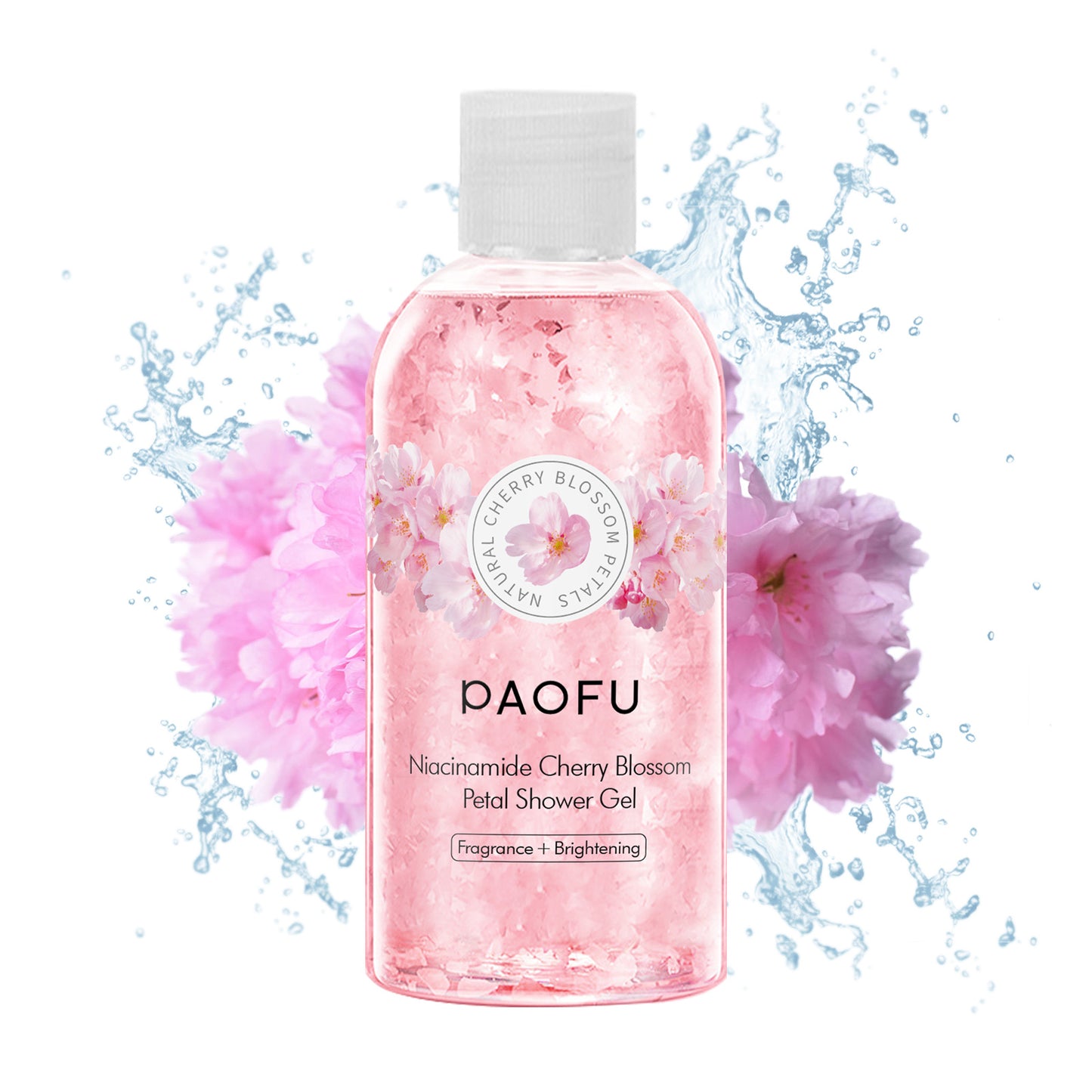 Niacinamide Cherry Blossom Body Wash – Petal Shower Gel, Fragrance & Brightening, Gentle Cleansing