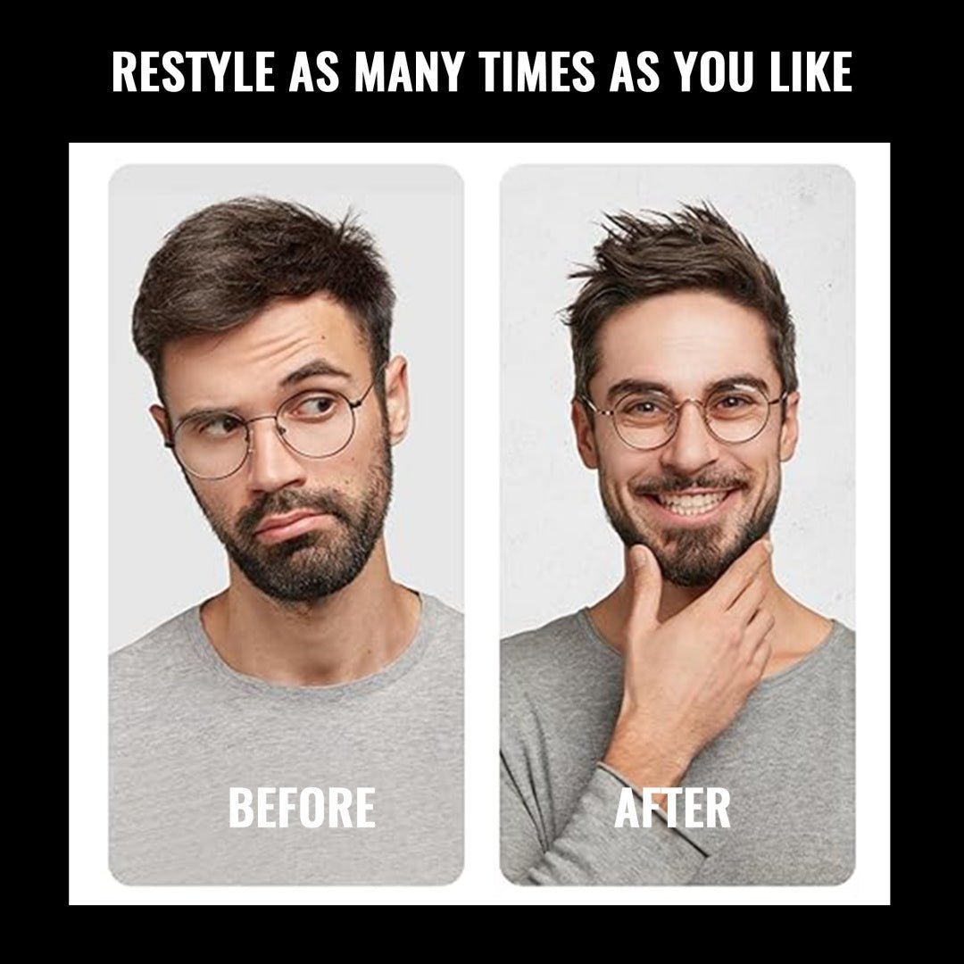 Men’s Hair Gel and Mud Set – Strong Hold, Long-lasting Styling, Non-sticky Finish