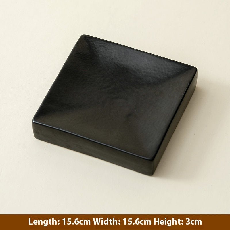 Modern Square Ceramic Plate – Hotel Style Tableware for Cold Dishes & Appetizers