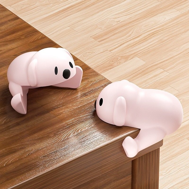 Cute Cartoon Animal Furniture Corner Guards, Silicone Baby Safety Bumper