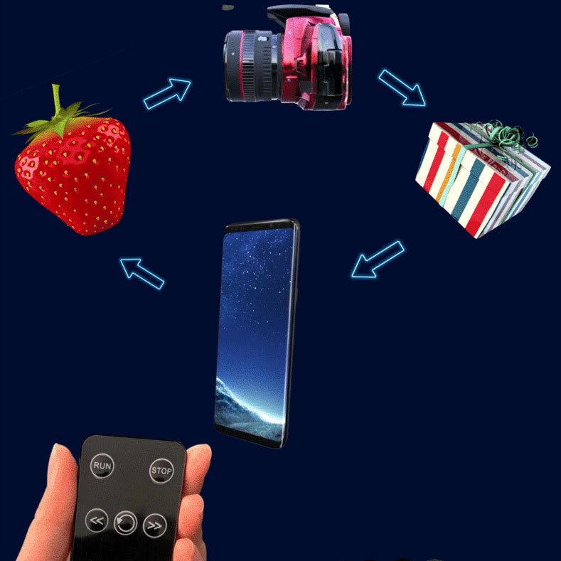 3D Holographic LED Projector Fan, Luminous Sign Light for Shops & Decor