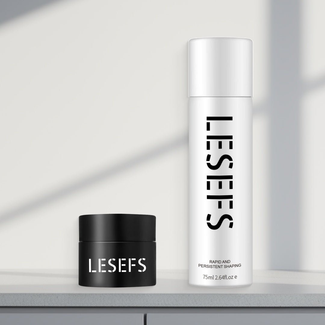 Men’s Hair Gel and Mud Set – Strong Hold, Long-lasting Styling, Non-sticky Finish