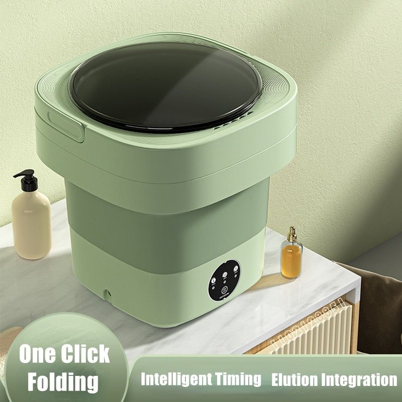 Mini Foldable Portable Washing Machine with Spin Dryer, for Small Items & Laundry