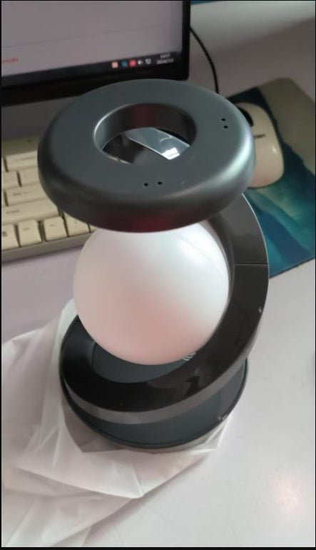 Rotating Moon Desk Lamp, Wireless Phone Charger with Sensor Control