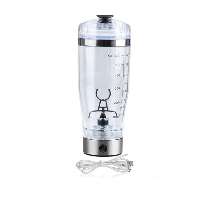 Portable Electric Protein Shaker Bottle, USB Rechargeable Blender