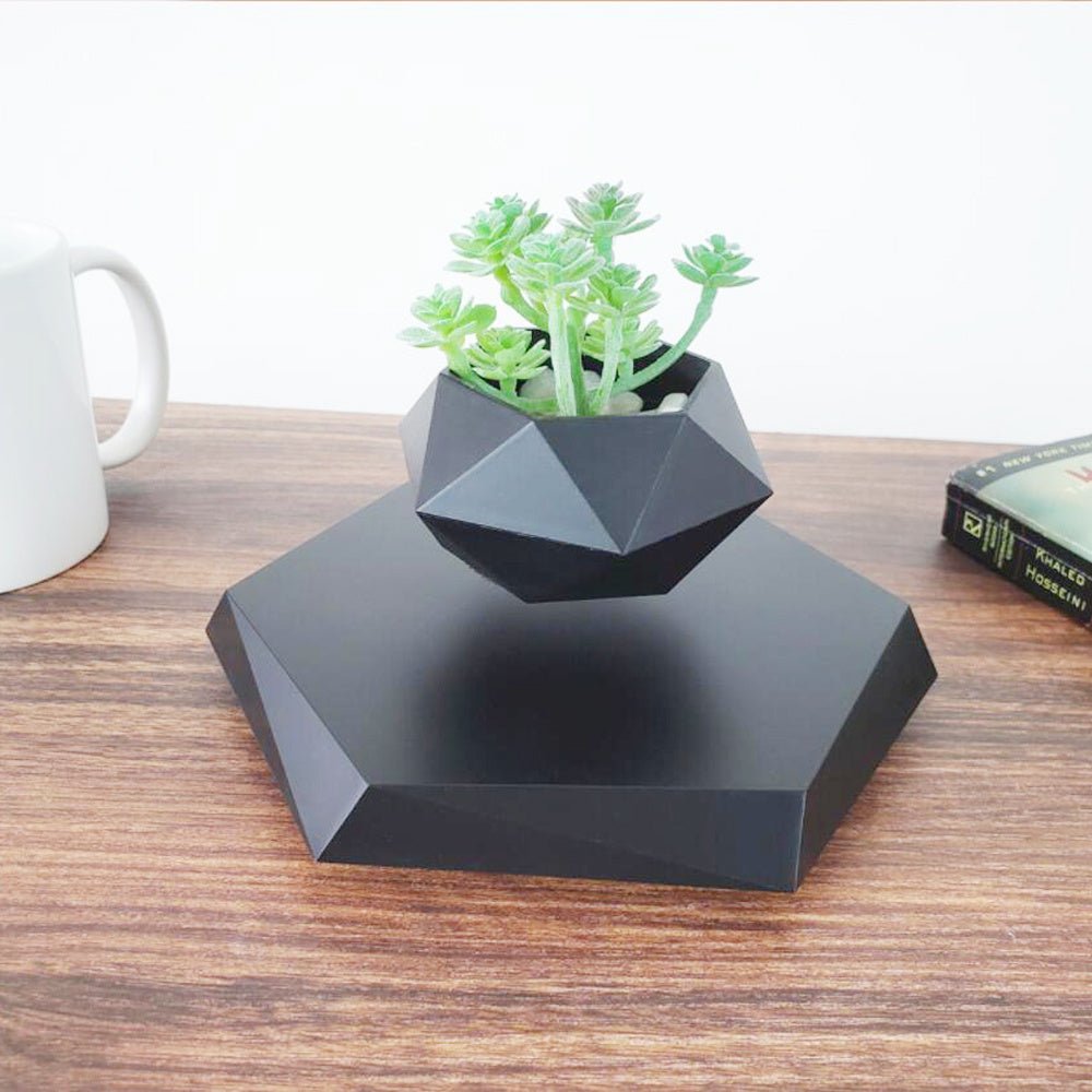 Floating Magnetic Levitating Flower Pot for Desk Decor