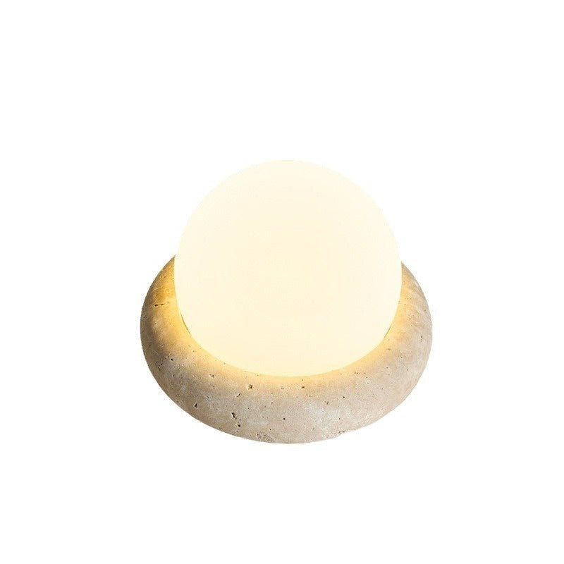 Cream Style Remote Control Bedside Night Lamp, Modern Decorative Light for Bedroom & Kids Room