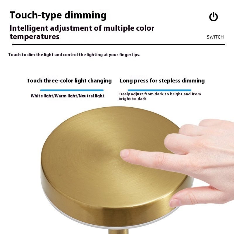 Modern LED Rechargeable Bedside & Dining Table Night Lamp