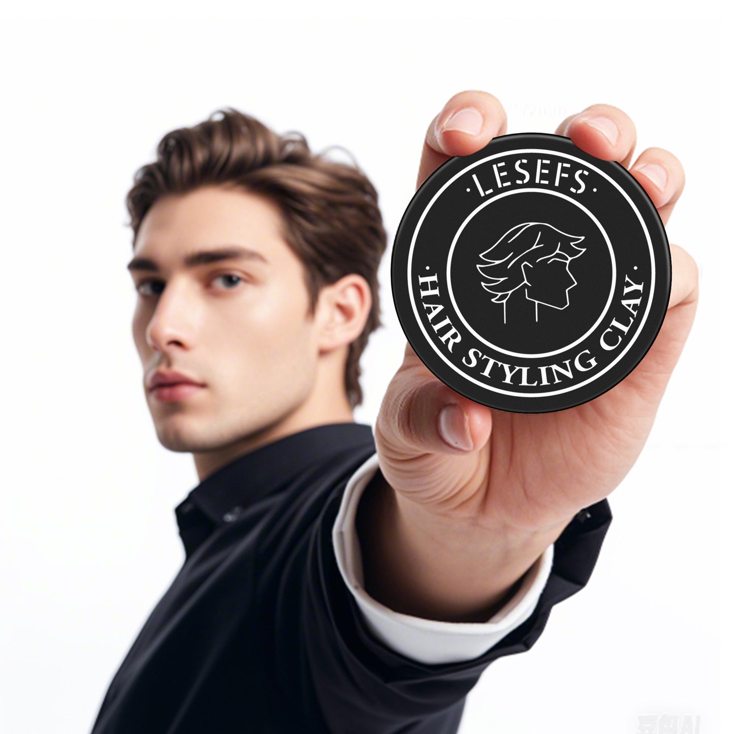 Men’s 60g Styling Hair Gel – Portable Long-lasting Hold, Non-greasy, Easy Wash