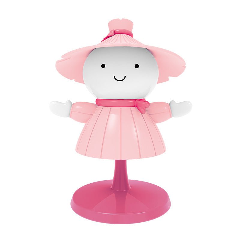 Rechargeable Cartoon Night Light, Dimmable Bedside Lamp for Kids Bedroom & Reading