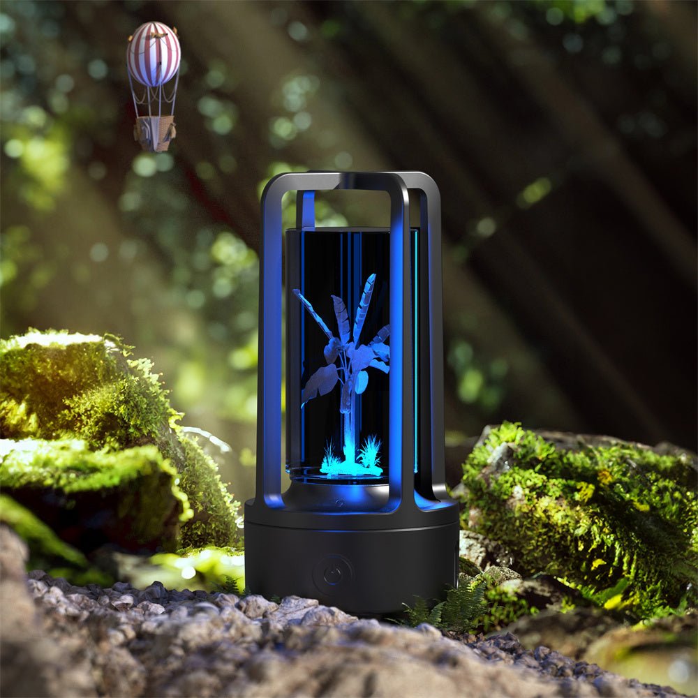 2-in-1 Bluetooth Speaker and Dimmable LED Lamp, Touch Control Night Light