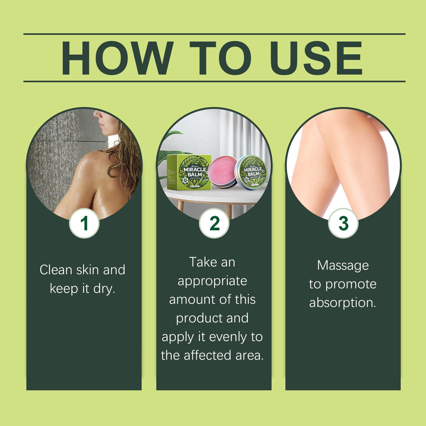 Ximonth Miracle Leg Balm – Gentle Daily Care, Relieves Leg Discomfort & Provides Soothing Massage