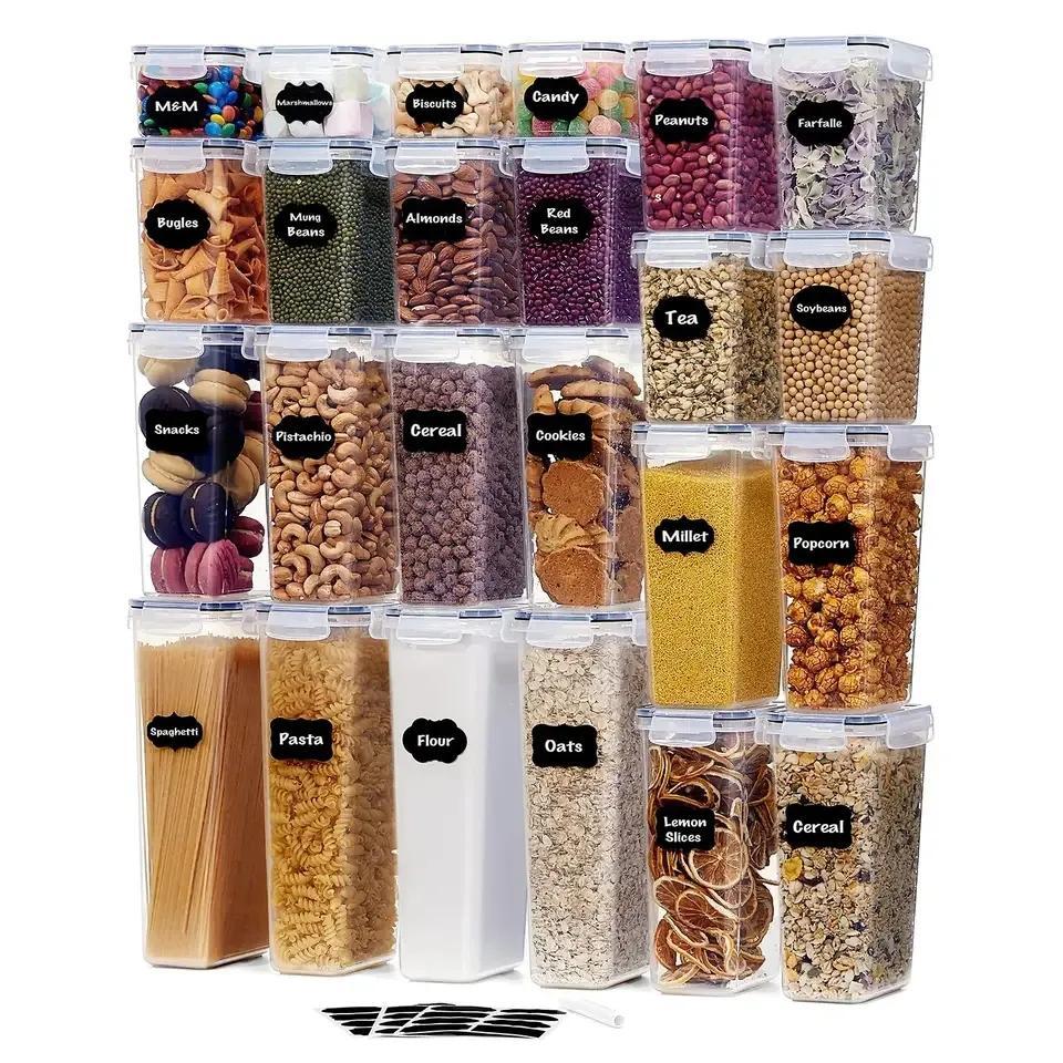 24-Piece Airtight Food Storage Container Set – Kitchen Pantry Organization - DonoHome