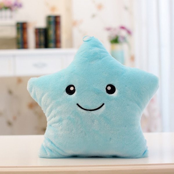 Cute Luminous Pillow – Colorful LED Light-Up Plush Cushion for Bedroom & Living Room