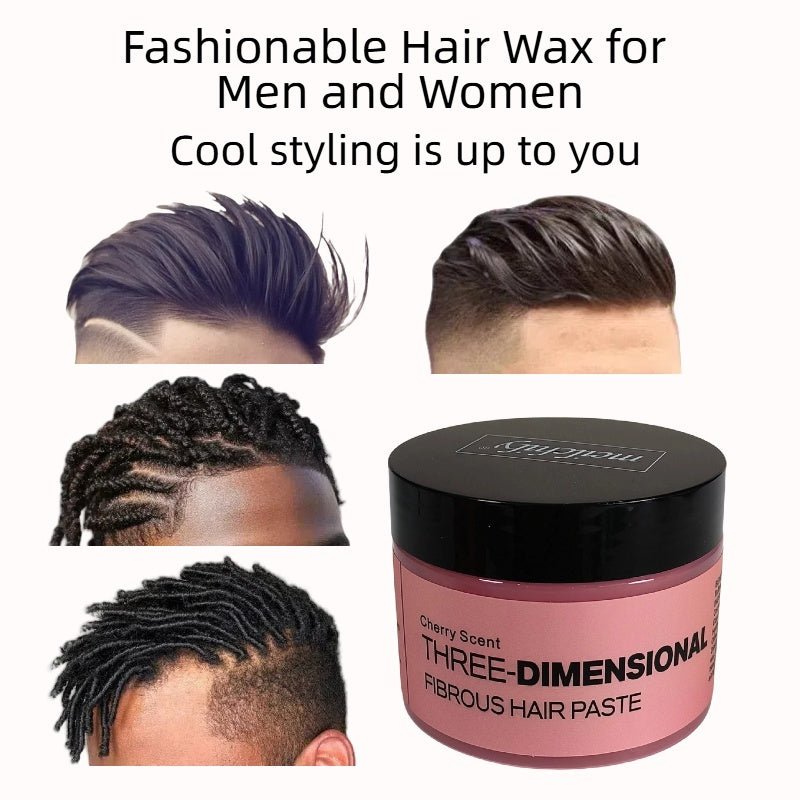 Unisex Fluffy Styling Hair Gel – Three-Dimensional Hair Wax Paste for Men & Women, Long-lasting Hold - DonoHome
