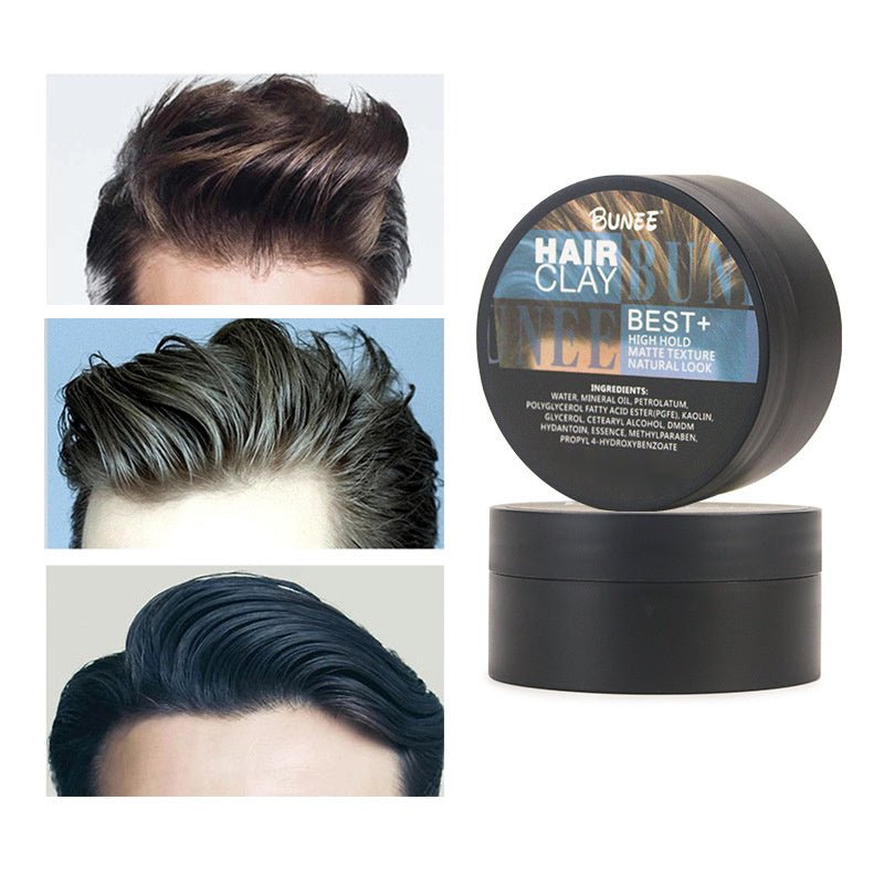 Men’s Matte Hair Clay – High Hold, Natural Look, Long-lasting Styling Wax