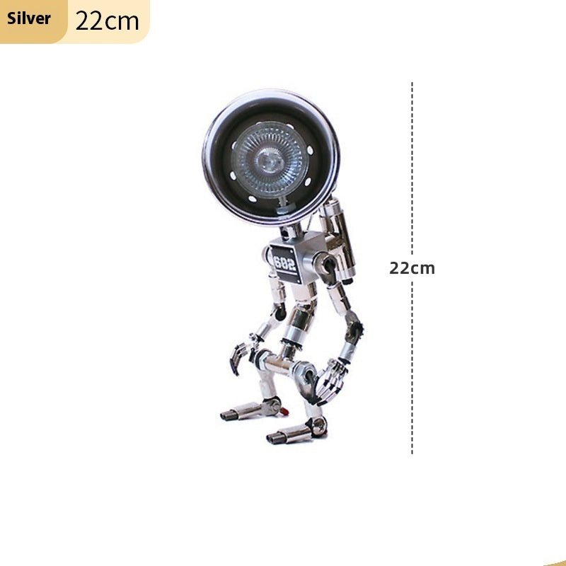 Creative Robot Design Table Lamp, Unique Atmosphere Study Light for Bedroom & Home Decoration